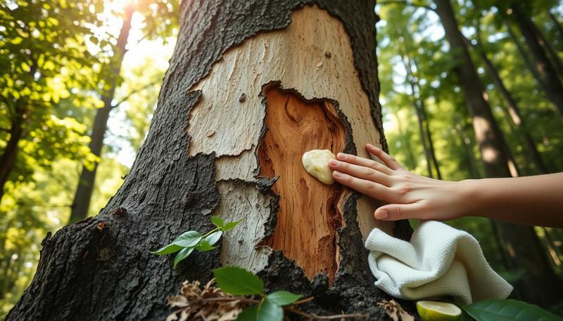 Uszkodzenia przez drzewo