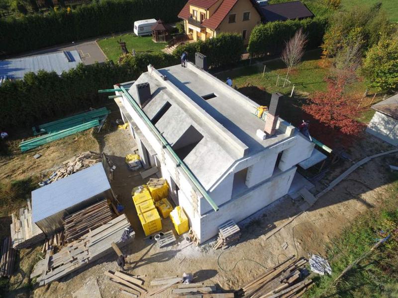 Koszt budowy dachu z betonu