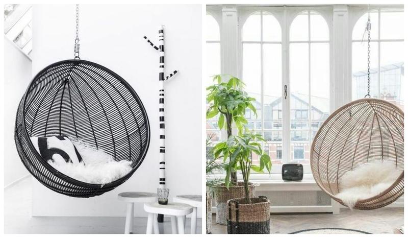 Aranżacja wnętrz z huśtawką