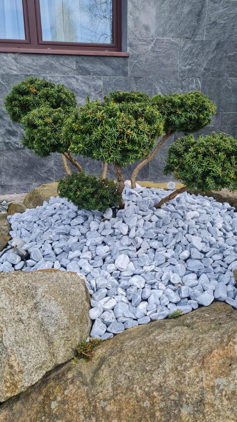 Układanie kamieni w ogrodzie