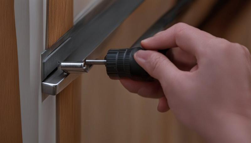 Narzędzia do demontażu drzwi przesuwnych