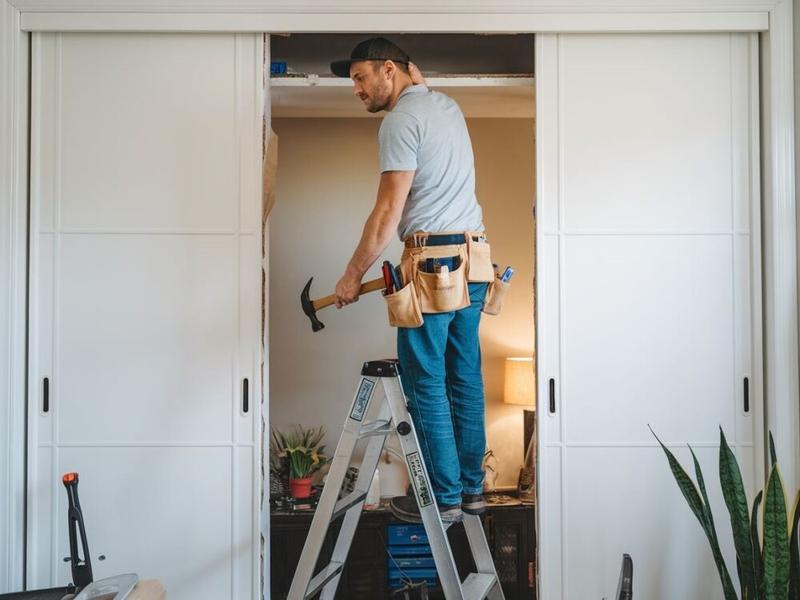 Prosty przewodnik: Jak zdemontować drzwi przesuwne w szafie krok po kroku