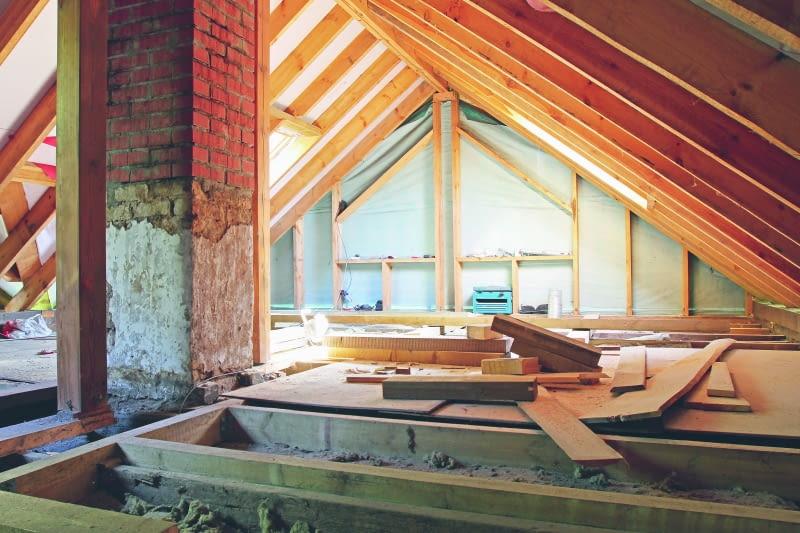 Umiejscowienie schodów na poddasze